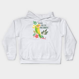 Sundays are for the birds Kids Hoodie